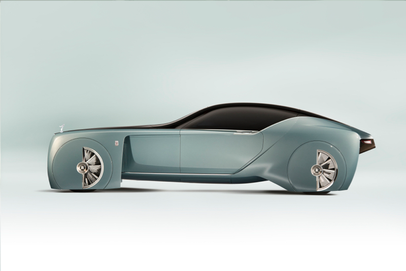 Illustration for article titled The Rolls-Royce 103EX Is A Bizarre Retro Gaze Into A Square-Wheeled Future